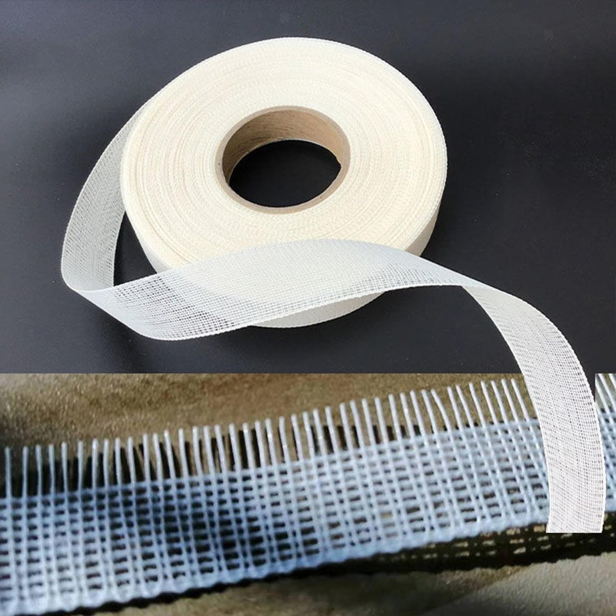 Stitched Hem Fishbone Fabric Garment Fusing Tape Accessories for