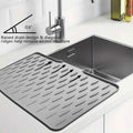 Silicone Drying Mat Sink Protector Dish Draining Mat Non-Slip Rubber Kitchen Pad