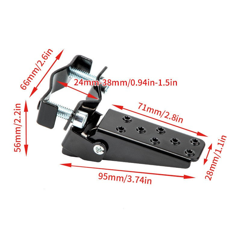 New Bicycle Foldable Folding Fork Foot Step Pegs Bike BMX MTB