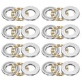 8pcs F10-21M Thrust Ball Bearings 10mmx21mmx7mm Chrome Steel Single Direction