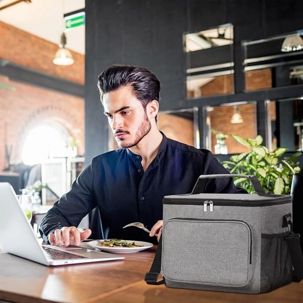 15L Cooling Cooler Bag Box Extra Large Picnic Hot Lunch Camping Food Ice Drinks