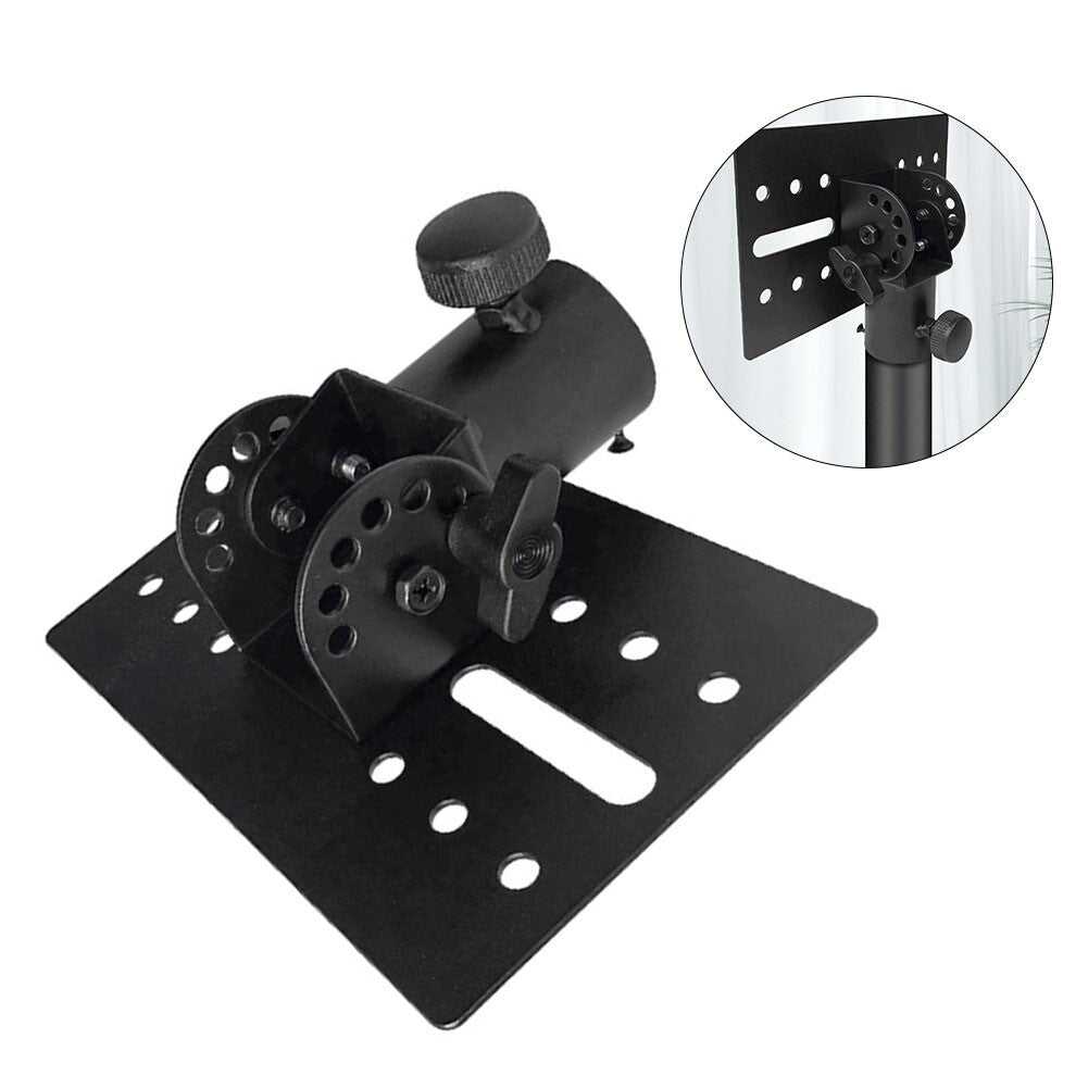 Sturdy 35mm Metal DJ Speaker Stand Adapter Top Cap for Rotatable Mount