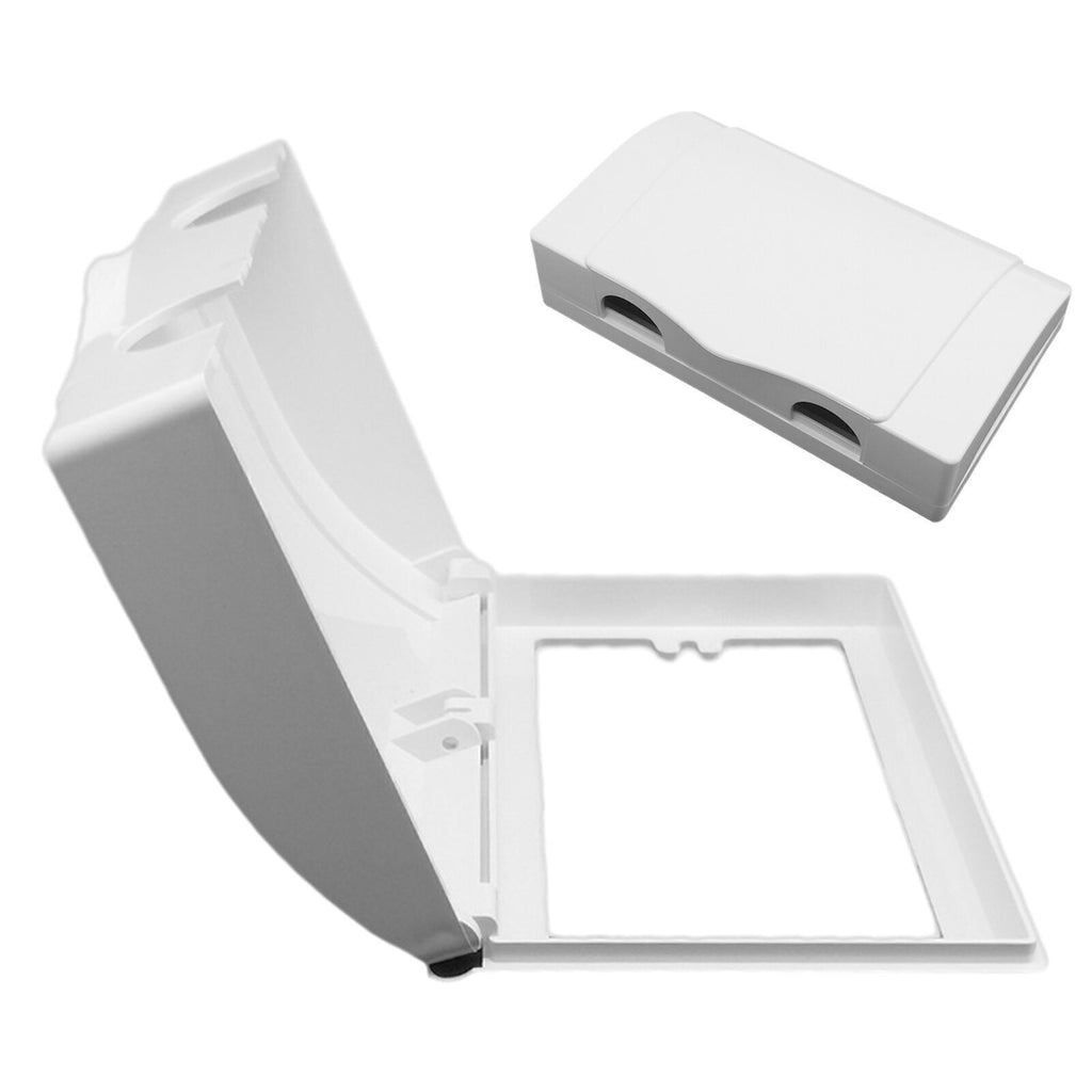 Double Socket Protector Cover Type Waterproof Box Child Safety Electric Plug