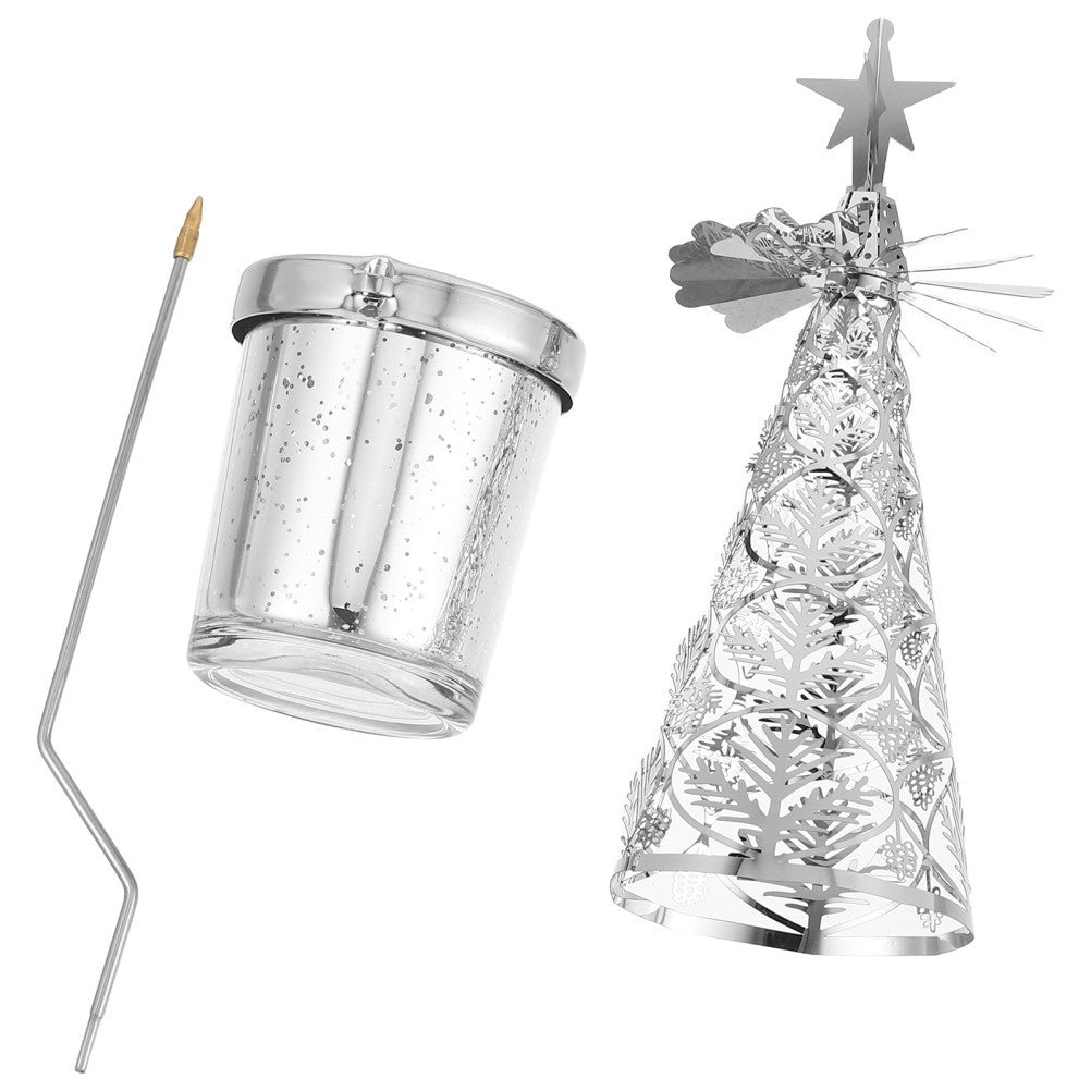 Carousel Tea Light Holder Christmas Candle Decoration Table Centerpieces for