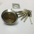 Cross Shaped NightLatch Dead Bolt Brass 6Keys Replacement Rim Cylinder Door Lock