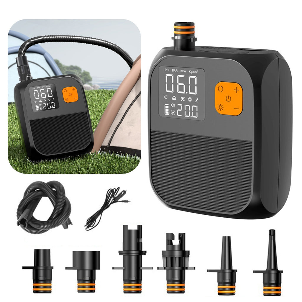 25PSI Electric Paddle Board Pump Rechargeable SUP Pump Portable Electric Pump