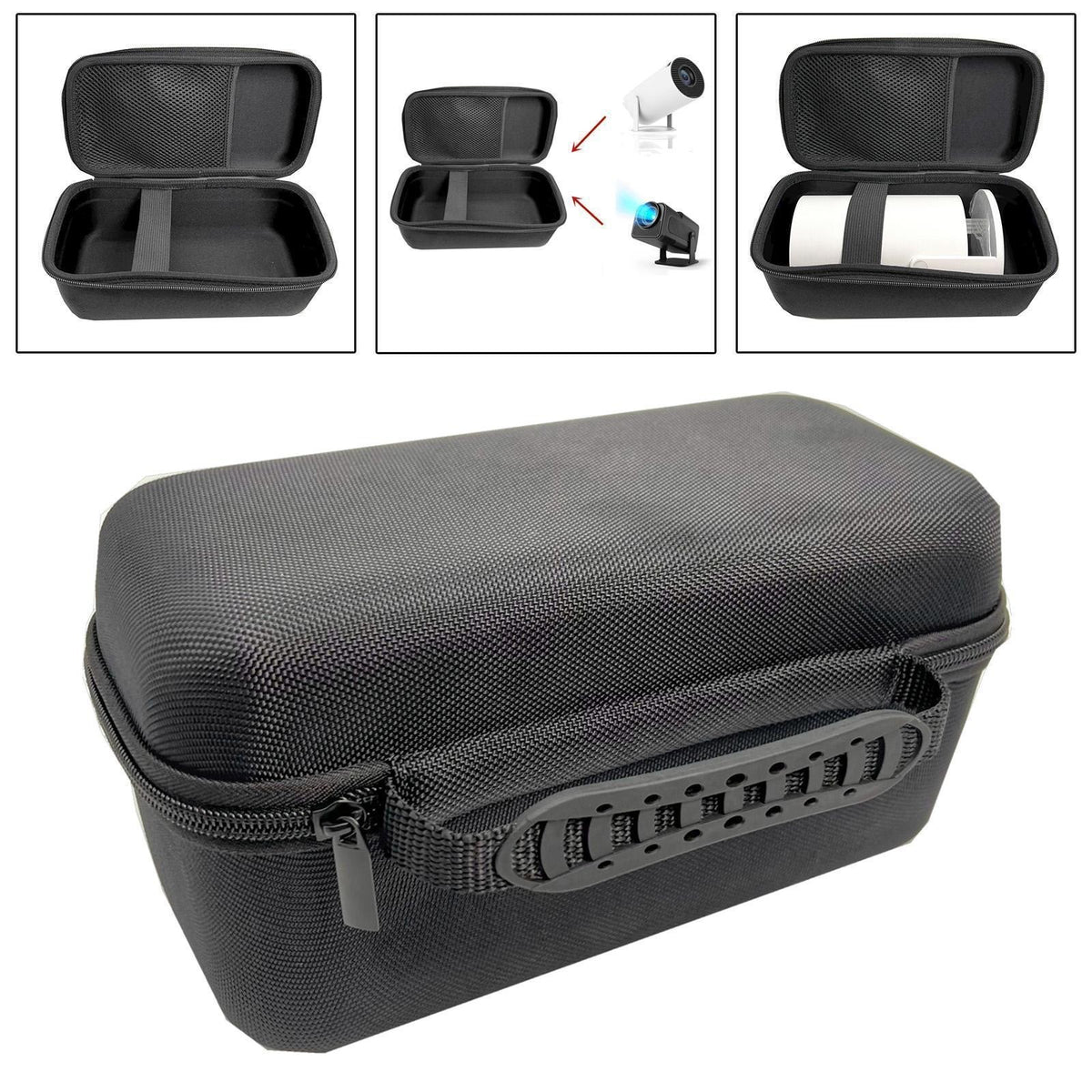 Projector Carrying Case Easy Carry Handle Hard EVA Projector Bag