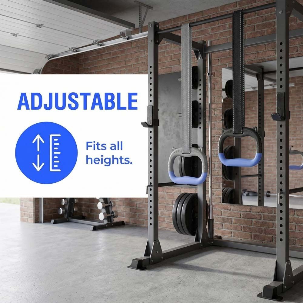 Gymnastics Rings with Adjustable Straps Pull Up Gym Rings for Kids Adults