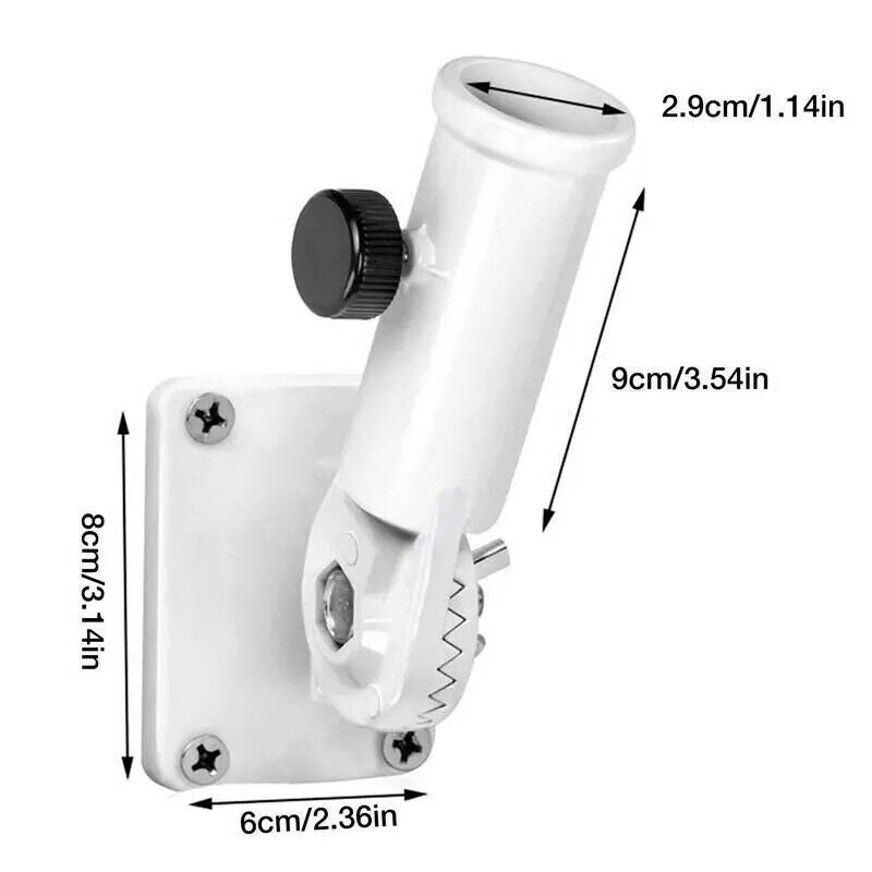 Flag Pole Holder, Outside House Flag Pole Bracket, Heavy Duty Metal Flag Mount,