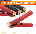1000A Battery Jumper Cable Clamps, 4pcs Battery Clamps