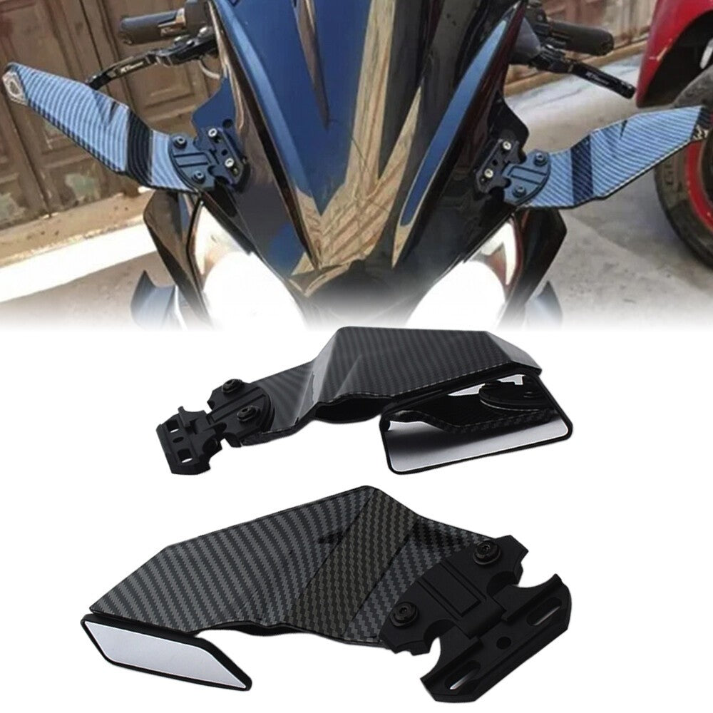 Motorcycle Bike Wing Rear View Side Mirror For Kawasaki Ninja Yamaha Honda