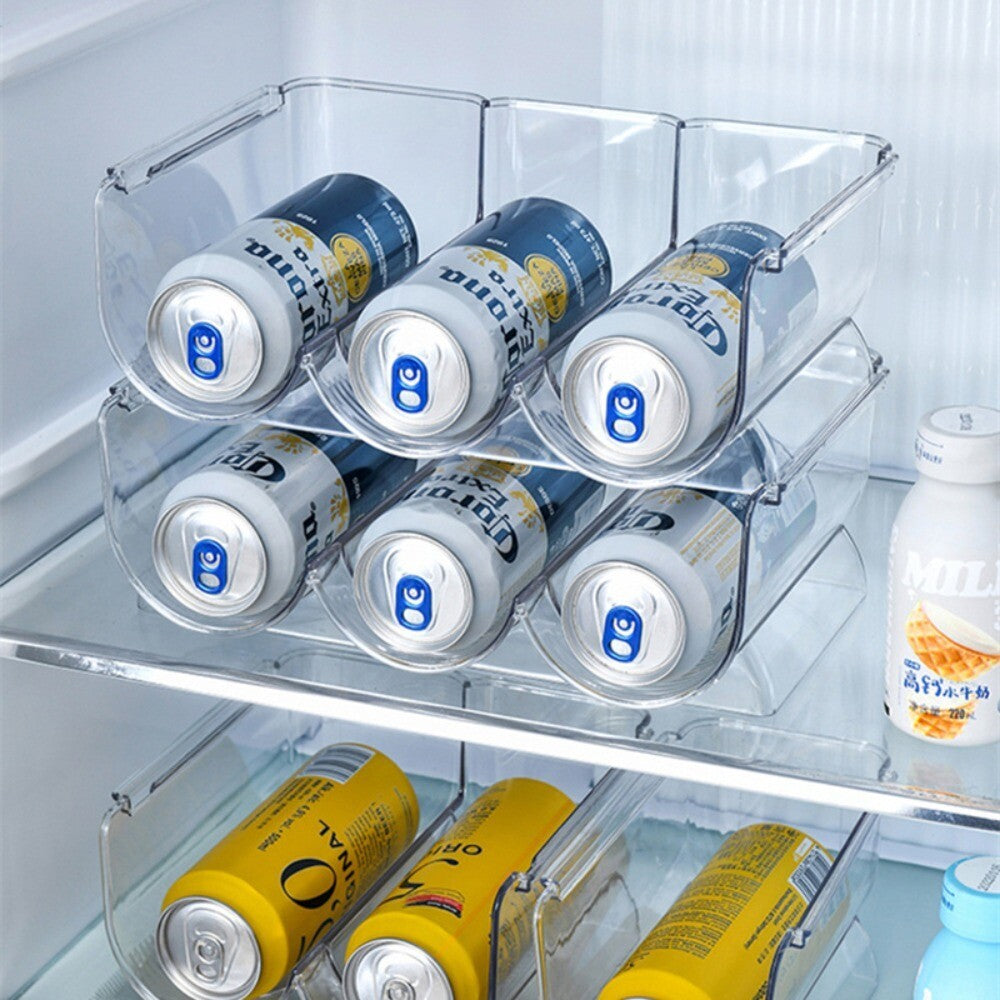 Stackable 1/2/3 Bottle Storage Holder Rack Water Wine drink for Fridge