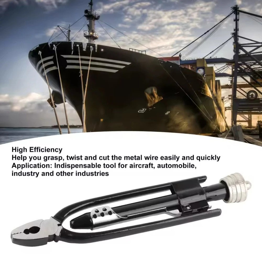 6inch Aircraft Safety Wire Twisting Pliers Set Lock Twister Tool / 15M