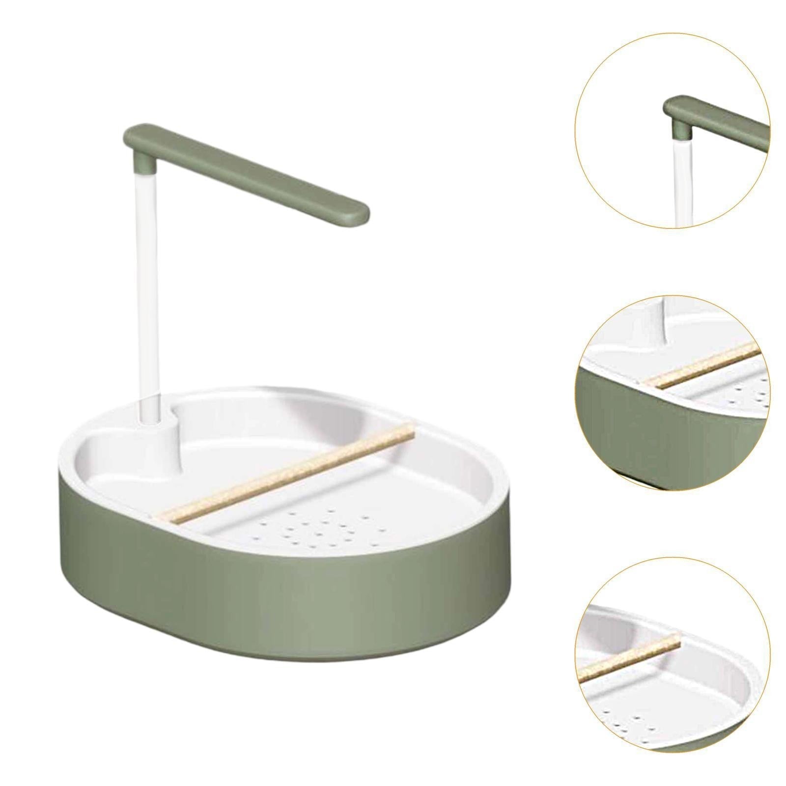 Automatic Bird Bath Tub Shower Box Small Pet For Budgie Parakeet Conure Parrot