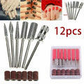 Nail Drill Bits Electric Manicure Machine Cutter Diamond File Gel Polish Kit Set