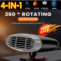 Portable Electric Car Heater 12V 150W Heating Fan Defogger Defroster Demister