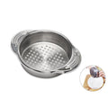Stainless Steel Tuna Press Lids Non-slip Fruit Can Strainer  Kitchen
