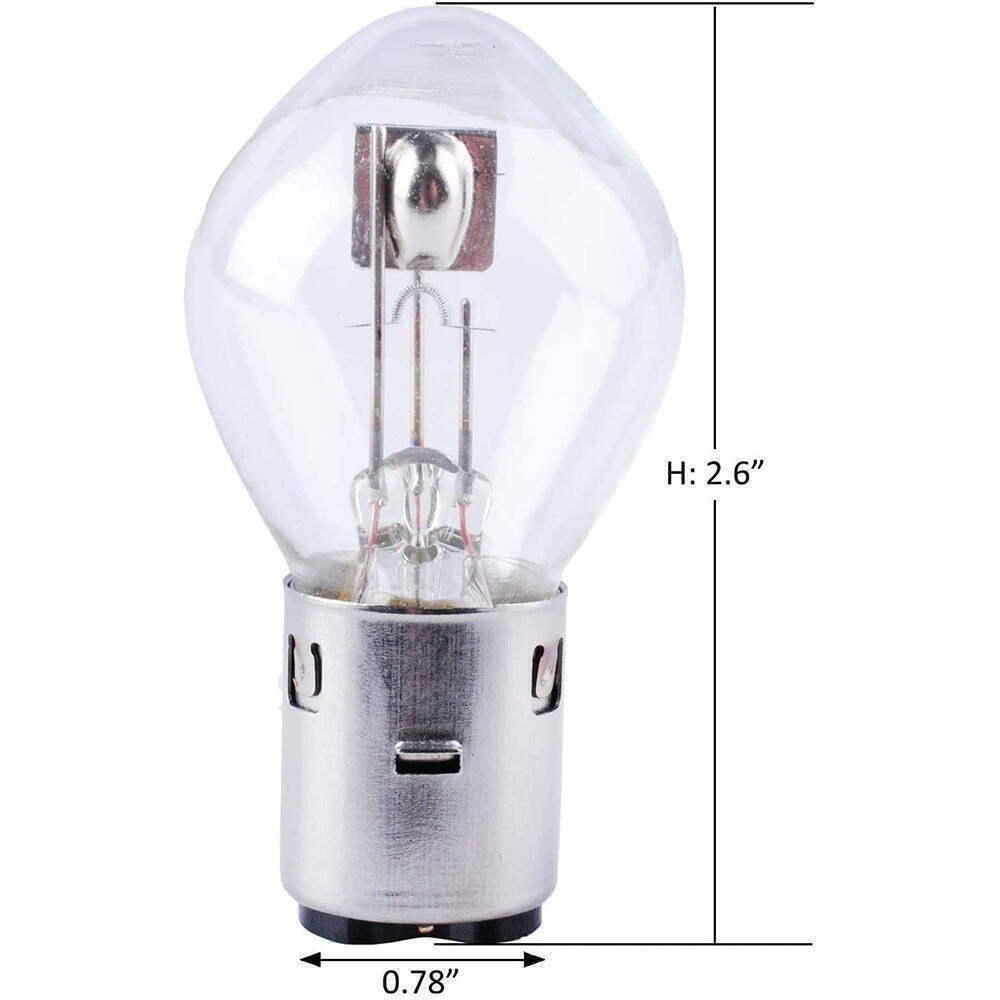 2 x S2 BA20d 6V Bulb Light Headlight 35 / 35W for Motorbike Motorcycle Scooter