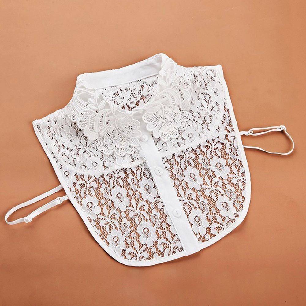 Lace False Collar Detachable Lapel Half Shirt Fake Collar  Women Girls