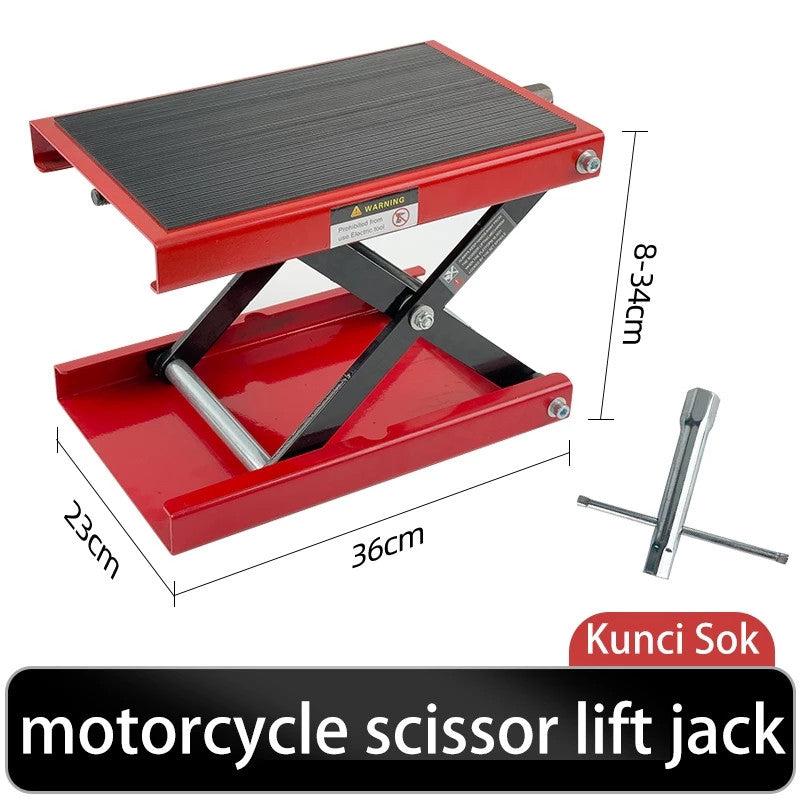Motorcycle Scissor Jack Lift 500KG Motorbike Motorcycle Table Height Adjustable
