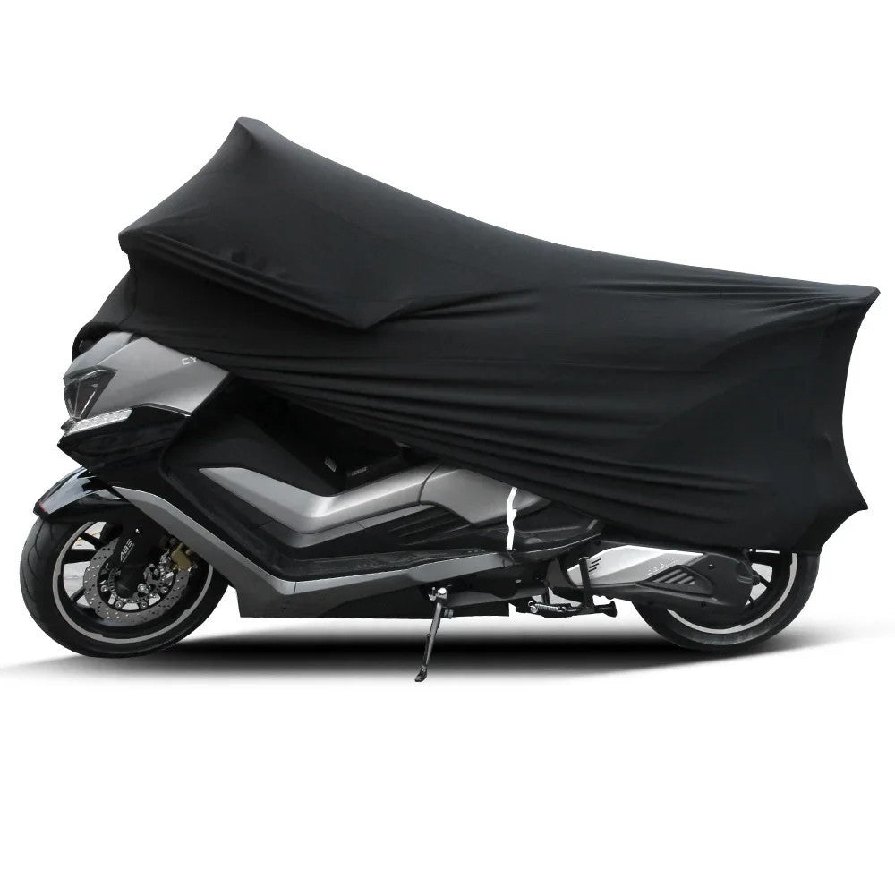 M-2XL Universal Motorcycle Cover Stretch Indoor Motorbike Dust Proof Protector