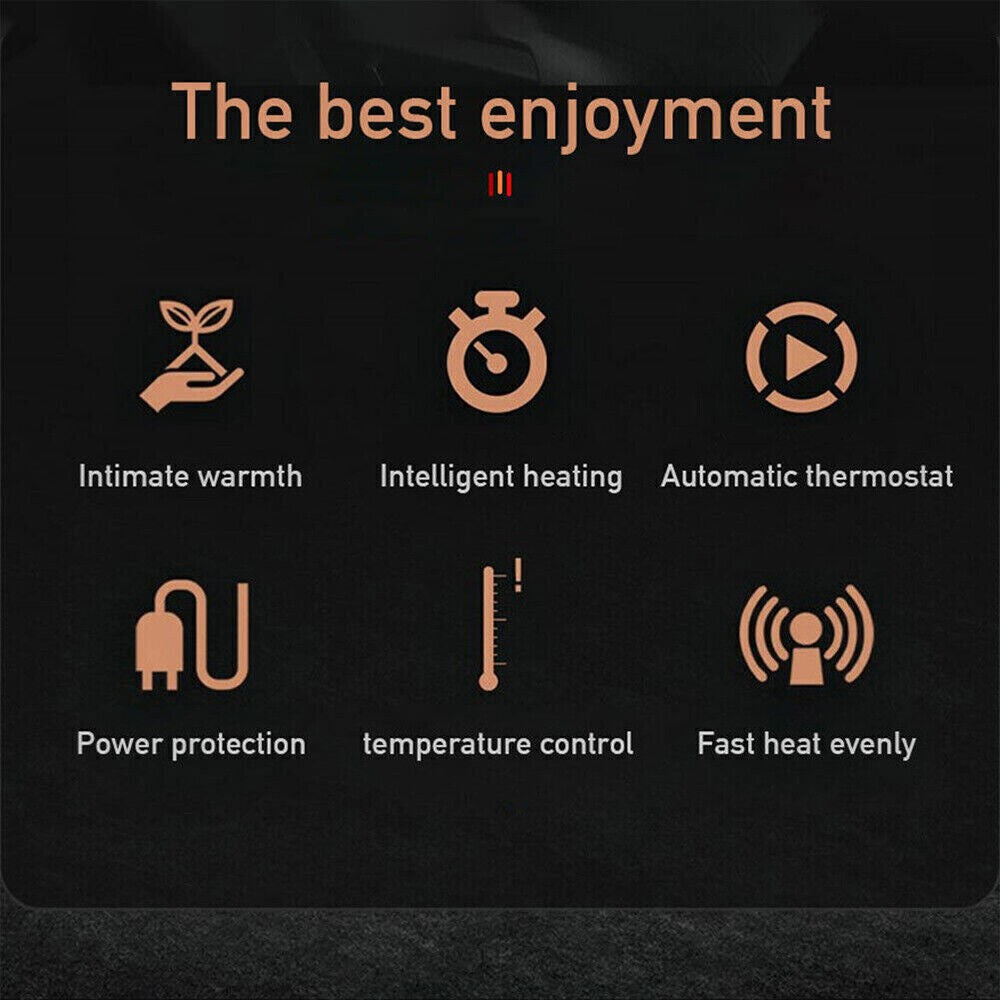 Cover Pad Universal﻿ 12V Heating Cushion Winter Heated Cold Heater Car Seat