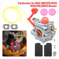 Carburetor For McCulloch Blower MAC GBV325 M325 M320 MC200VS 545081855 Fuel Line