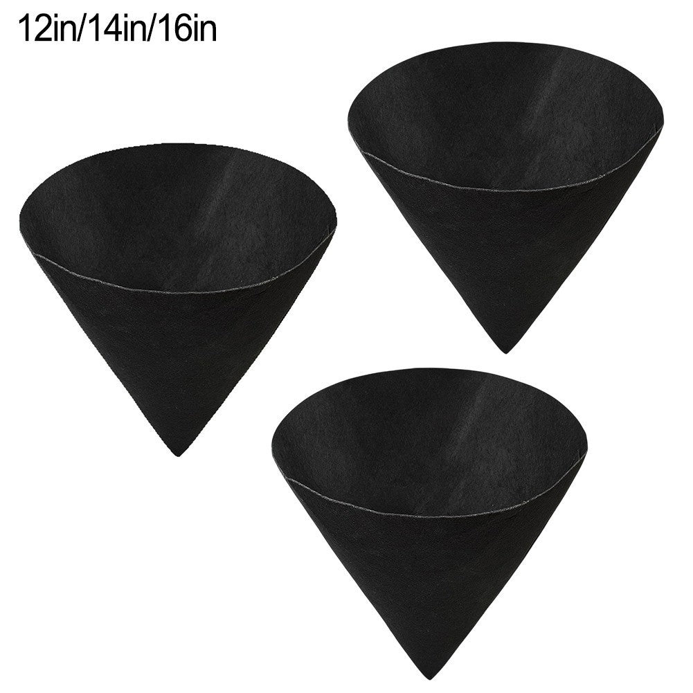 Breathable Cone Shaped Liners for Planting Set of 3 Moisture Management