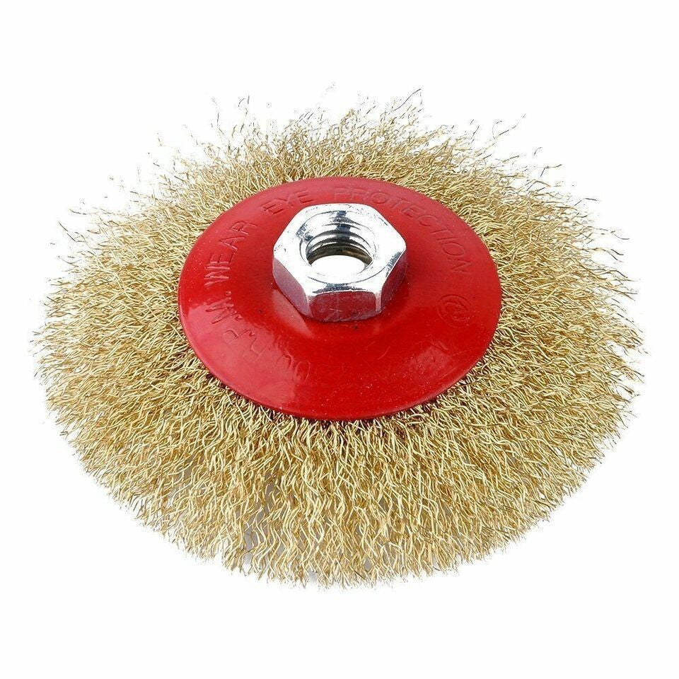 For Angle Grinder Rotary Die Grinder Removal Wheel Stainless Steel Wire Brush