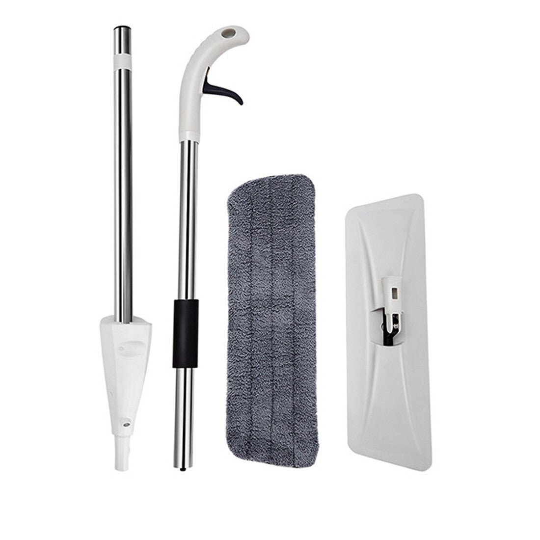 Spray Mop for Floor Cleaning 5 Reusable Microfibre Pads 350ml Water Bottle Tank