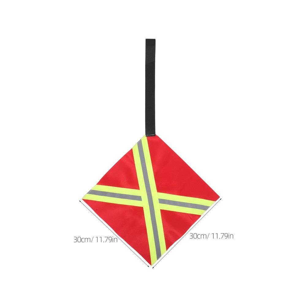 2 Pcs Towing Flag for Kayak Marking Flags High Visibility Safety Hook Warning