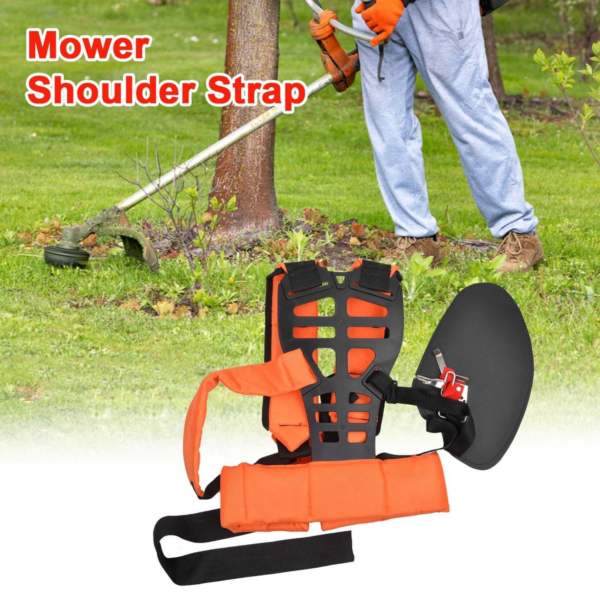 Padded Shoulder Harness Strap Garden Brush Cutter Trimmer Strimmer Adjustable
