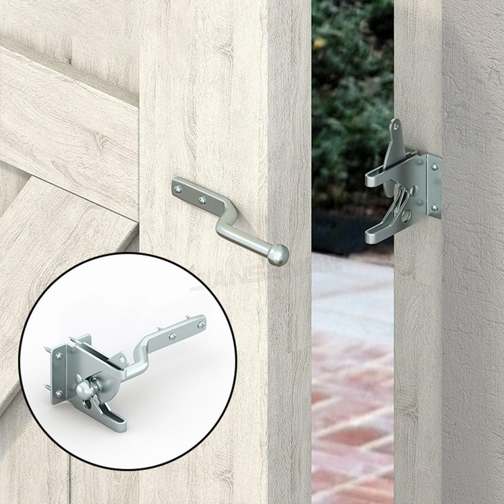 Steel Self Locking Gate Latch ,Fence Lock ,Rustic Decor Hardware ,Easy Install
