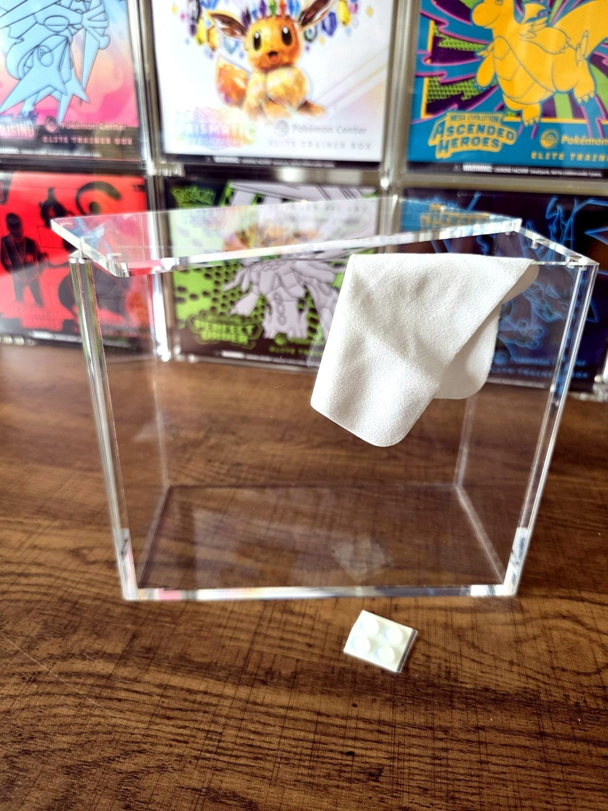 Pokemon Elite Trainer Box ETB Acrylic Magnetic Display Case 8mm UV Resist