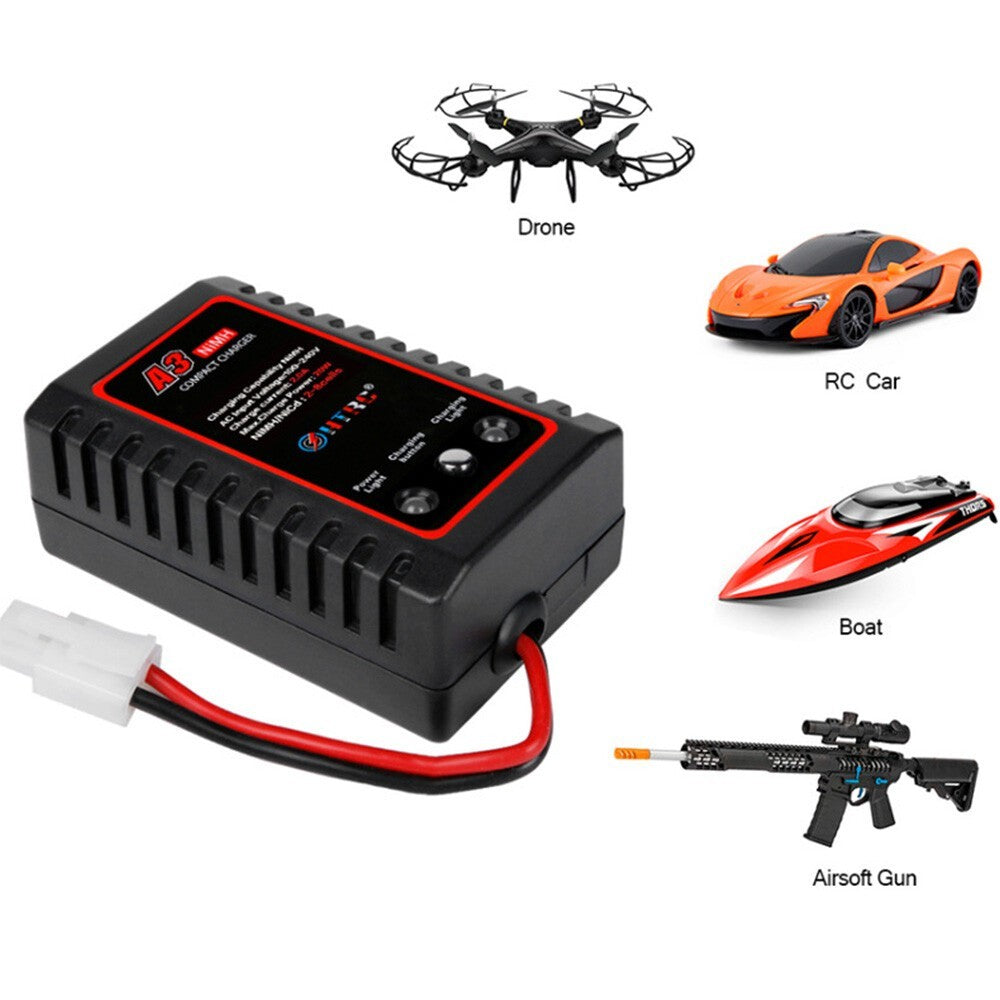 2A 20W NiMH Battery Charger 7.2V-9.6V Fit Tamiya RC Vehicle Battery Pack