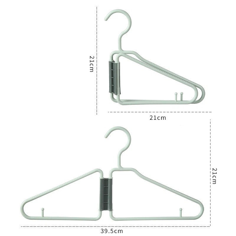 12 Pack Foldable Coat Hanger,Portable Travel Hangers, Space Saving Fold in