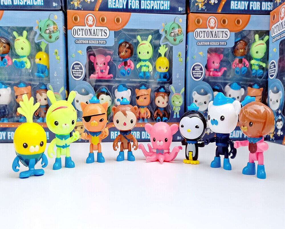 8PC Octonauts Expedition Action Figure Kid Childrens Toy Doll Gift Collection