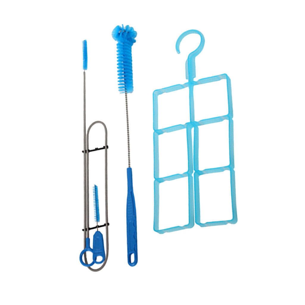 Water Bag Cleaner 4 in 1 Hanger Pipe Hydration Bladder Brushes Cycling Hiking