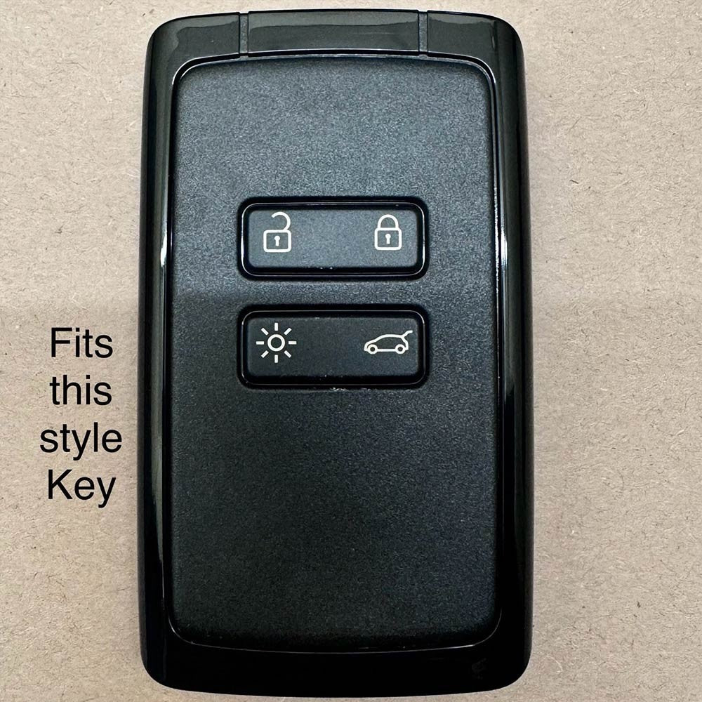 Zinc Alloy Leather Key Cover for Renault Arkana Kadjar Clio Captur Megane Zoe