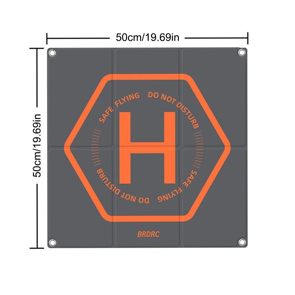 50cm Drone Day Night Landing Pad Launch Helipad For DJI Mavic Mini Air Series