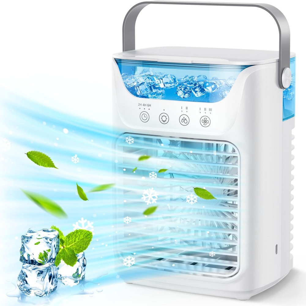 Portable Air Cooler Fan Evaporative Ice Cold Cooling Air Conditioner Humidifier*
