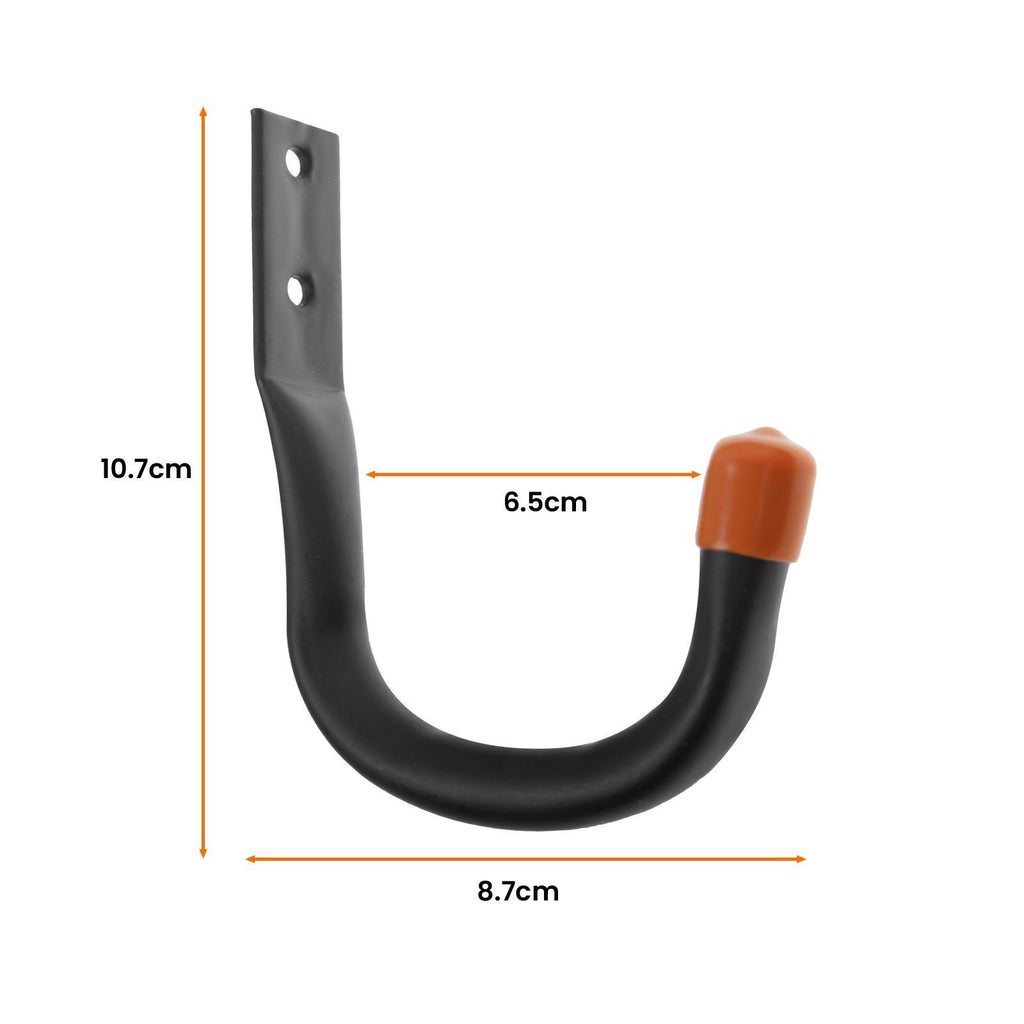 12x Heavy Duty Storage Hooks Wall Mount for Ladder Garage Bike Garden Shed Tools