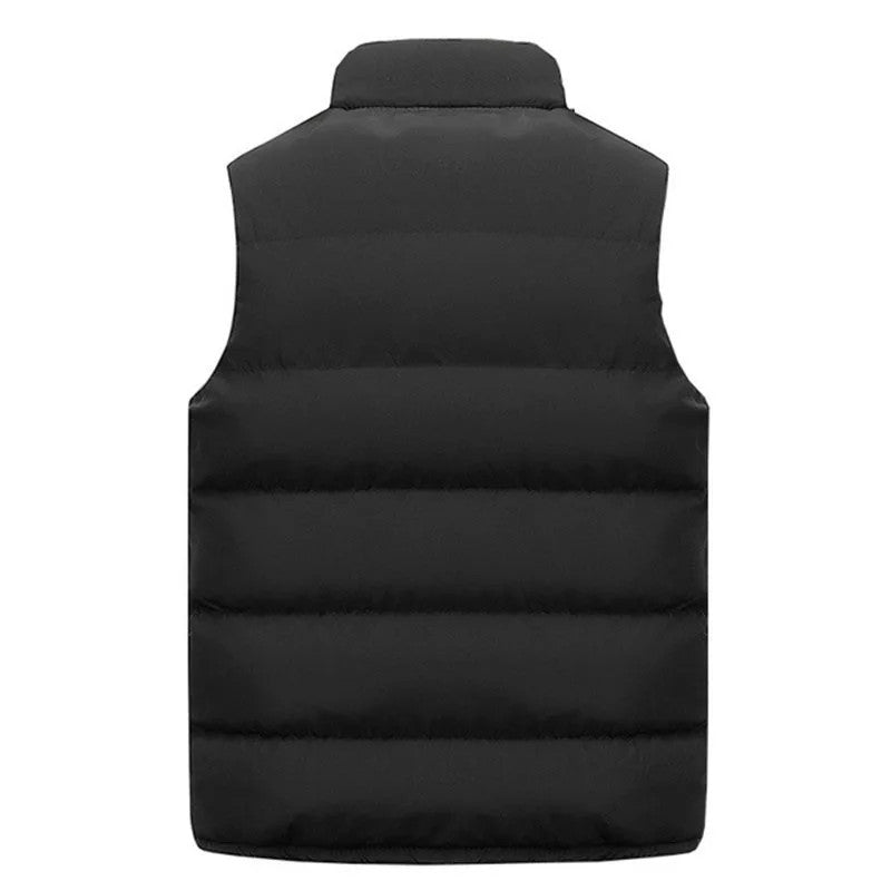 Mens Winter Body Warmer Gillet Waistcoat Padded Quilted Sleeveless Coat Tank Top