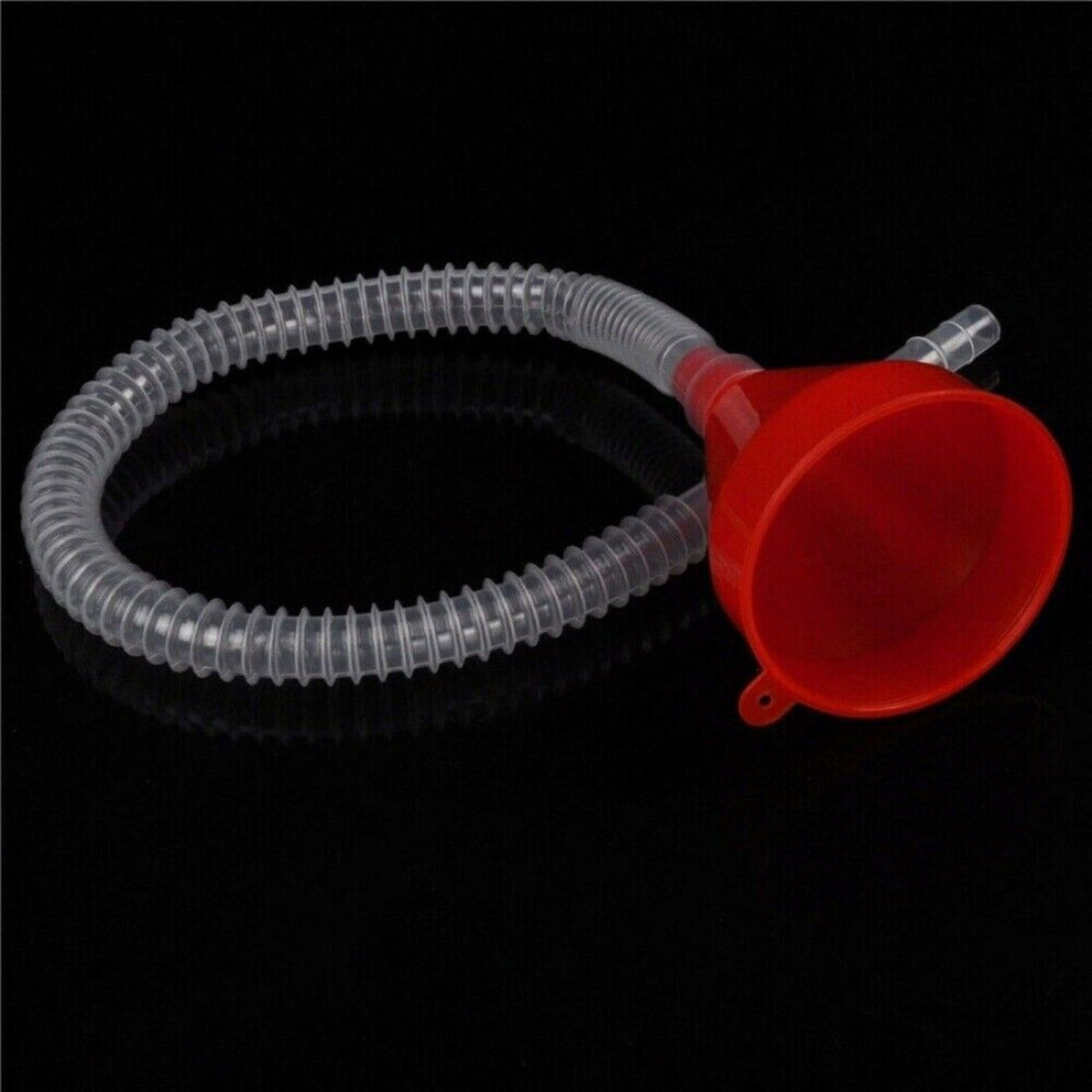 Soft Vehicle Filling Funnel With Transparent Pipe Pour Liquid Tool Plastic