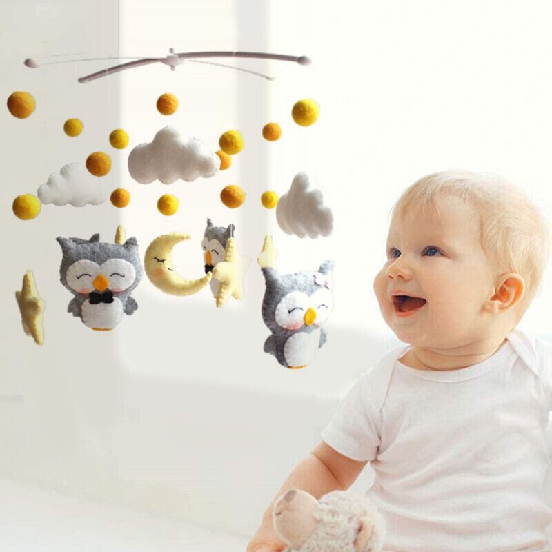 Baby Crib Mobile Bed Bell Toy Holder DIY Gift Arm Bracket Hanging Toy Cot