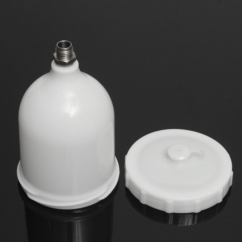 2PCS 600ML Spray Gun Pot Paint Cup Replace For Devilbiss GTI / Pro Pri Guns Cup