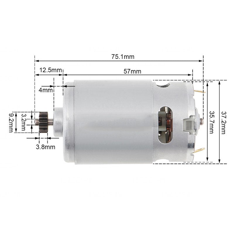 UK RS550 Motor 13-Tooth Replace For BOSCH Cordless Drill GSB/GSR120-LI 18V.Spare