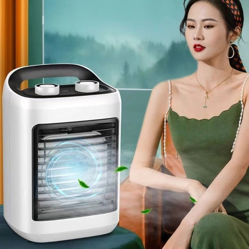 Cooling Fan with Ice Packs 30H Cooling Time USB Rechargeable for Home Car Travel