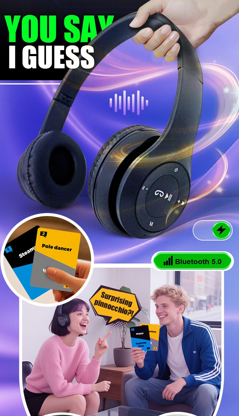 YOU SAY I GUESS-The hilarious headphone-wearingtemibie lip-reading pary game