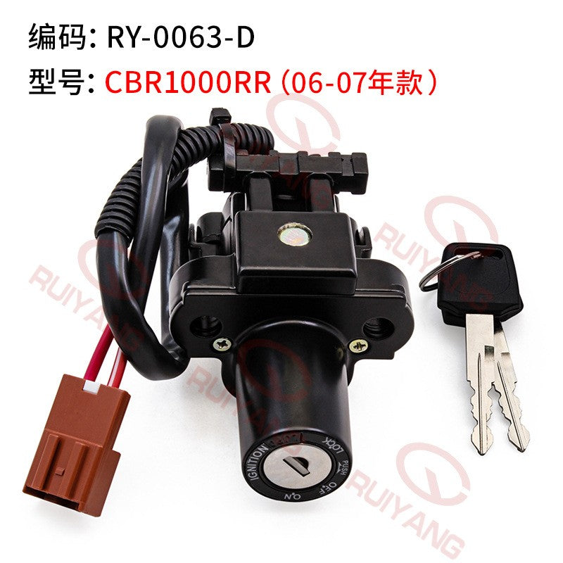 New Ignition Switch Lock Key Fits For Honda CBR 1000RR 06-07 RY- 0063-D
